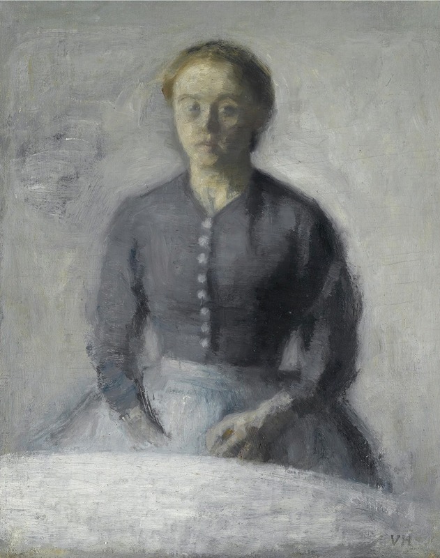 Vilhelm Hammershøi - Portræt Af Ida (Portrait Of Ida)