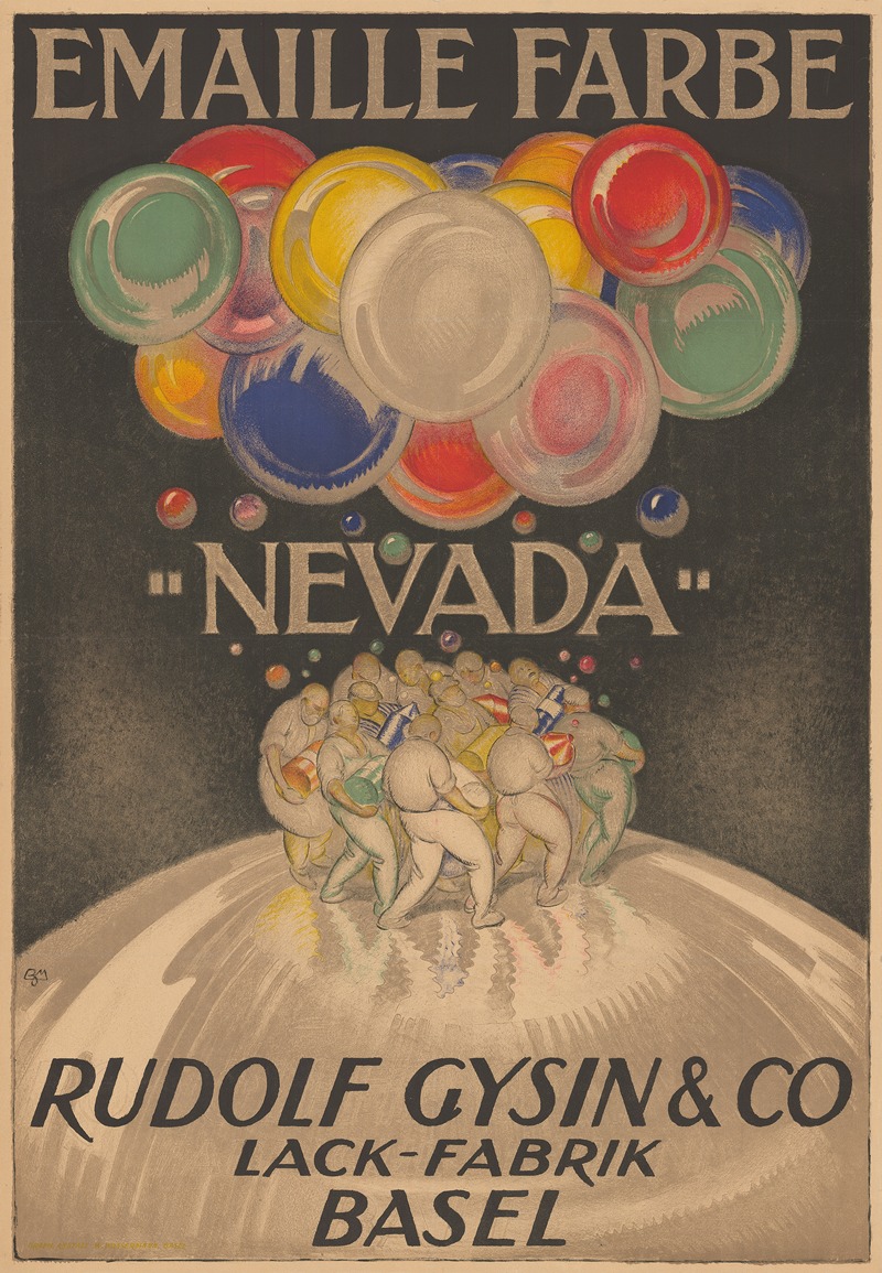 Burkhard Mangold - Emaille Farbe ‘Nevada’ – Rudolf Gysin & Co.