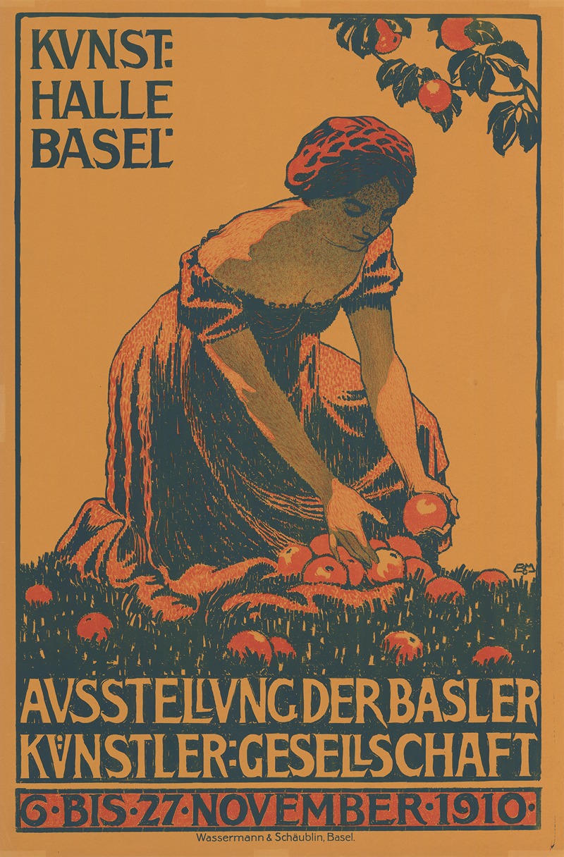 Burkhard Mangold - Kunsthalle Basel – Ausstellung der Basler Künstler-Gesellschaft