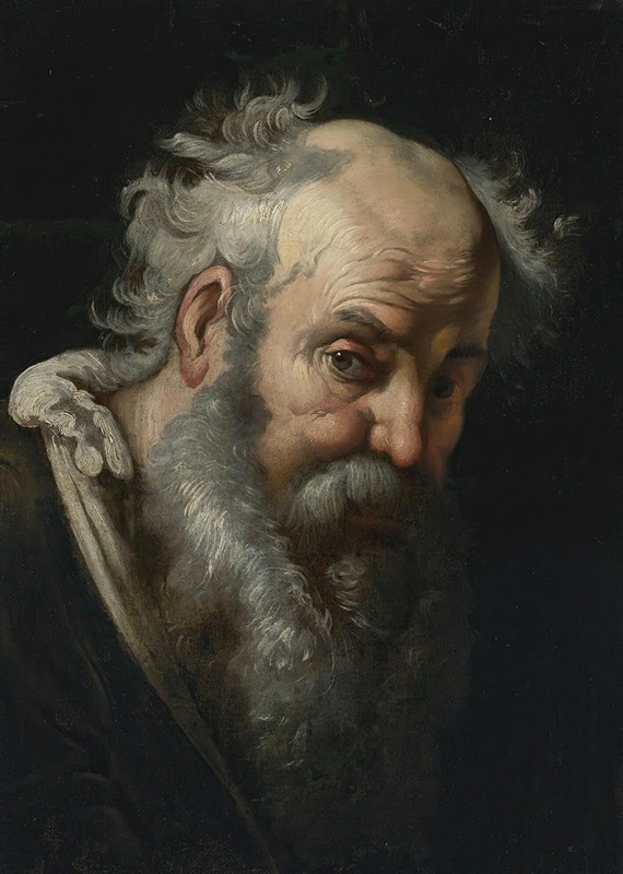 Bernardo Strozzi - Head Of A Bearded Man