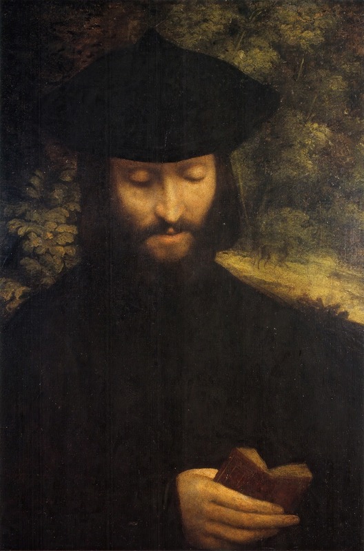 Correggio - Portrait of a Man with a Book