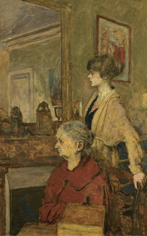Édouard Vuillard - Madame Vuillard Et Annette, Rue De Calais