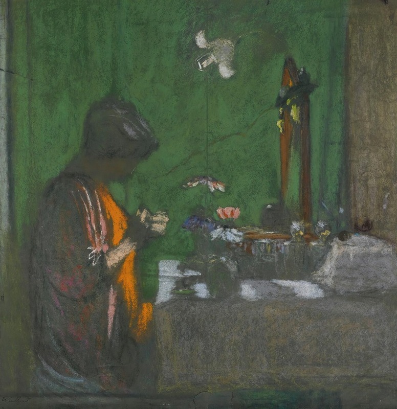 Édouard Vuillard - Madame Hessel À Son Cabinet De Toilette