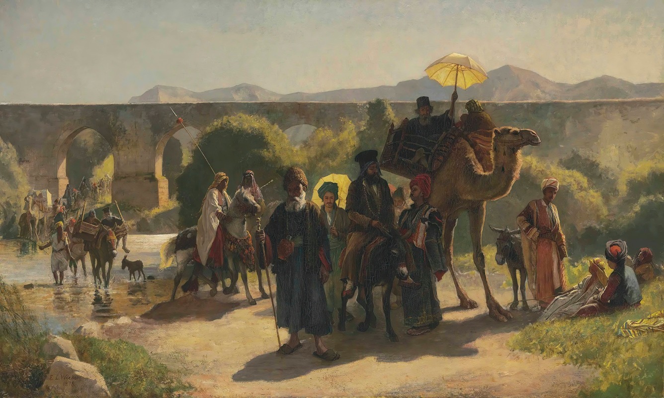 Edwin Lord Weeks - A Pilgrimage to the Jordan (at the Greek Easter)