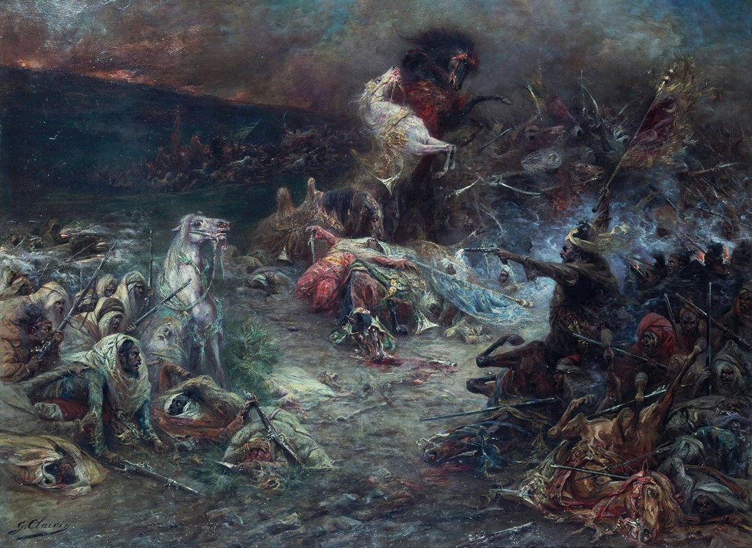 Georges Jules Victor Clairin - Le Carnage