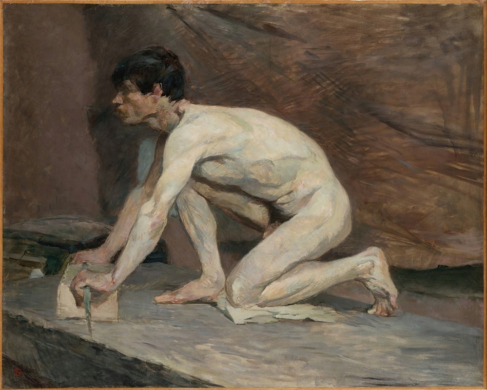 Henri de Toulouse-Lautrec - The Marble Polisher
