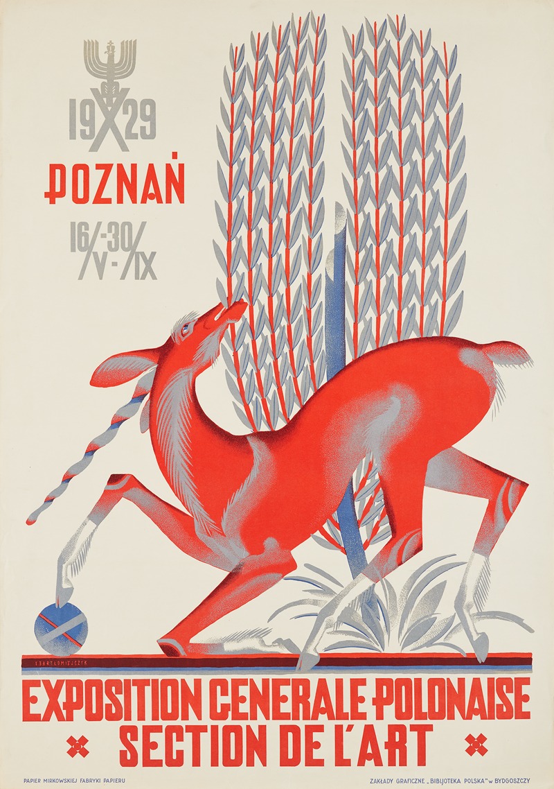 Edmund Bartłomiejczyk - Poznań – Exposition Generale Polonaise – Section de l’art