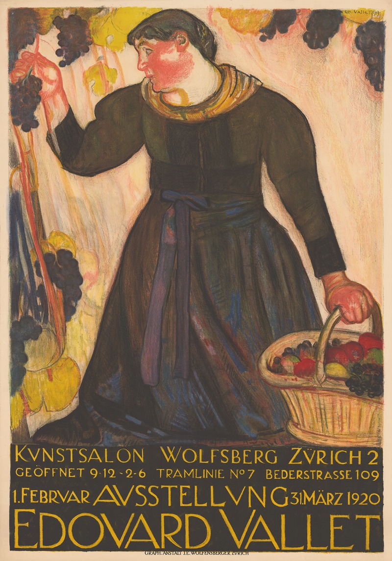 Edouard Vallet - Ausstellung Edouard Vallet – Kunstsalon Wolfensberg Zürich 2