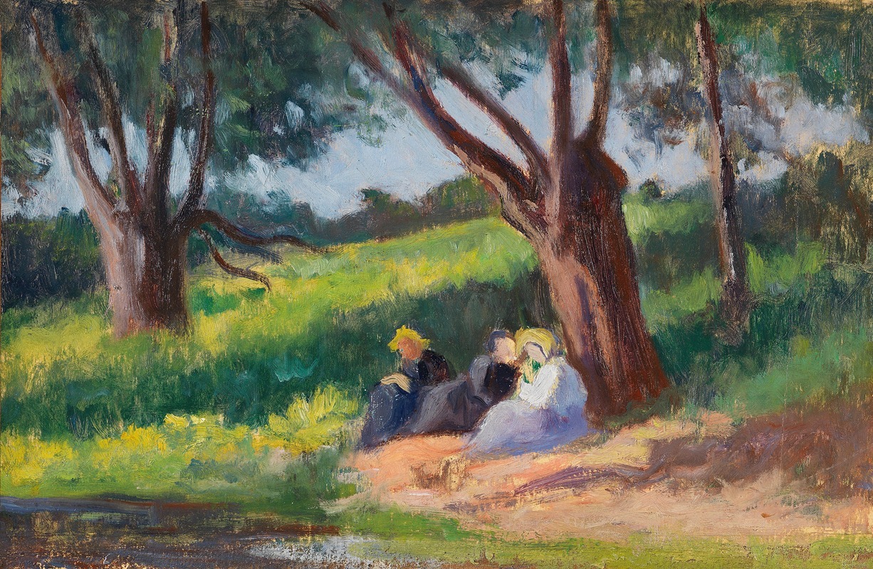 Maximilien Luce - Sous L´arbre Rolleboise