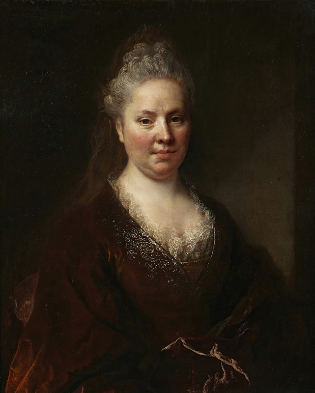Nicolas de Largillière - Portrait of Madame Leon de la Mejenelle