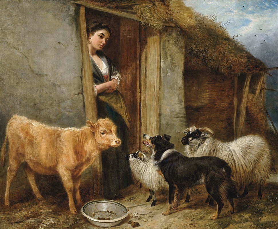 Richard Ansdell - The shepherd’s home