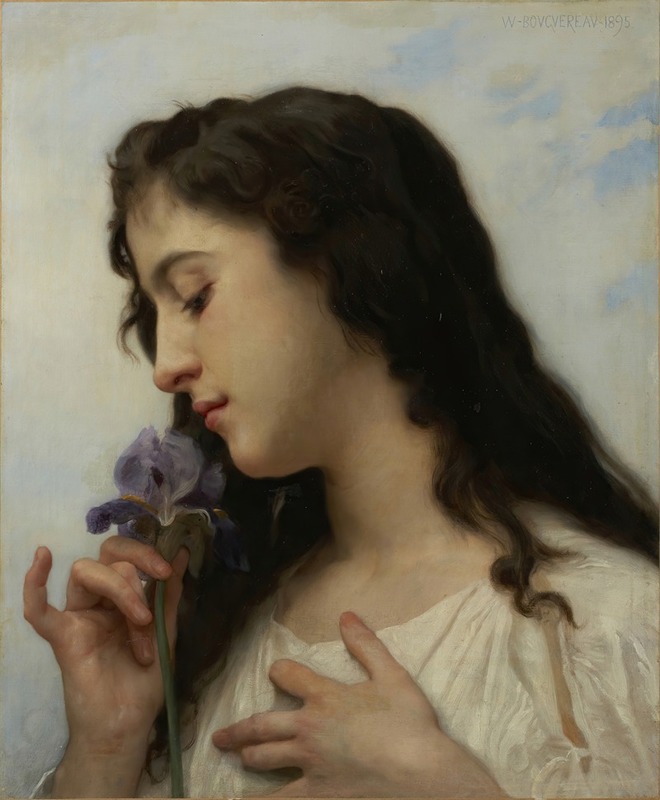William Bouguereau - Woman with Iris