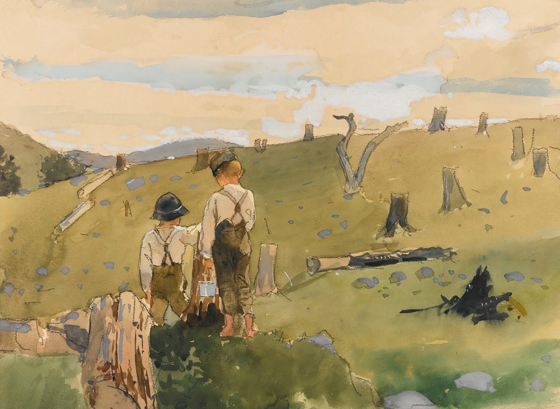 Winslow Homer - Boys On A Hillside
