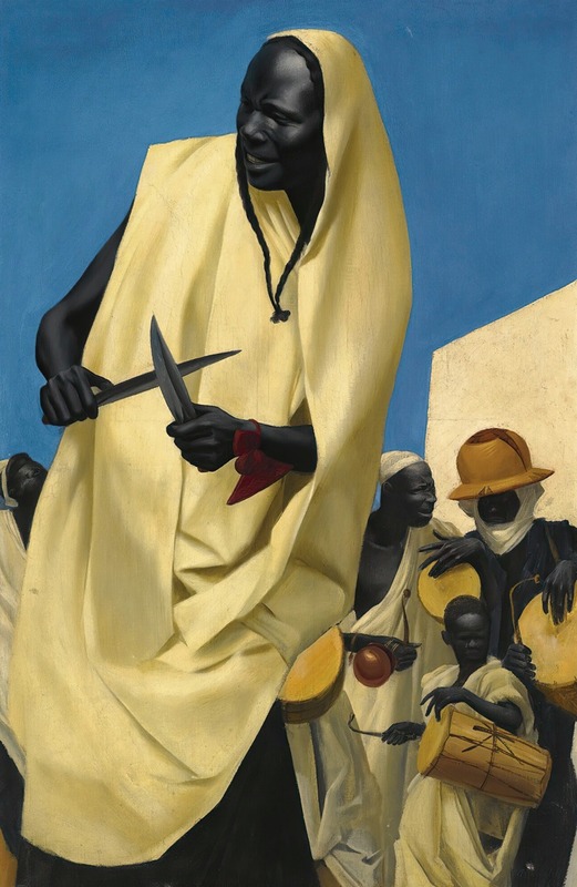 Alexandre Jacovleff - The Kuli-Kuta Dance, Niamey