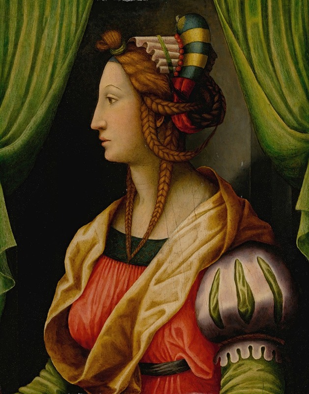 Antonio di Donnino del Mazziere - Profile of a Woman; a ‘Testa Ideale’