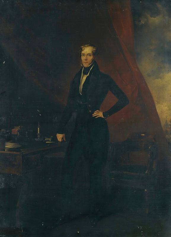Federico de Madrazo y Kuntz - Portrait Of George William Frederick Villiers, 4th Earl Of Clarendon (1800-1870)