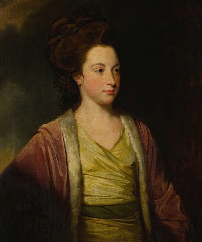 George Romney - Portrait of Frances Alicia Bennet (b. 1749)