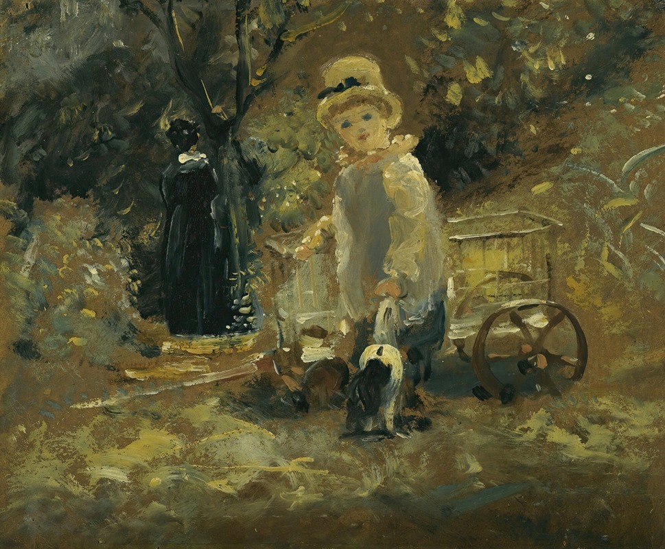 John Constable - A Boy With A Toy Cart
