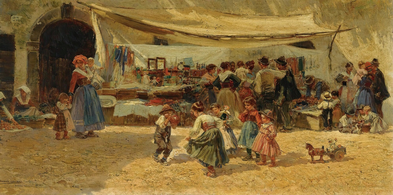 Mariano Barbasán - Mercado, Anticoli Corrado (The Marketplace, Anticoli Corrado)