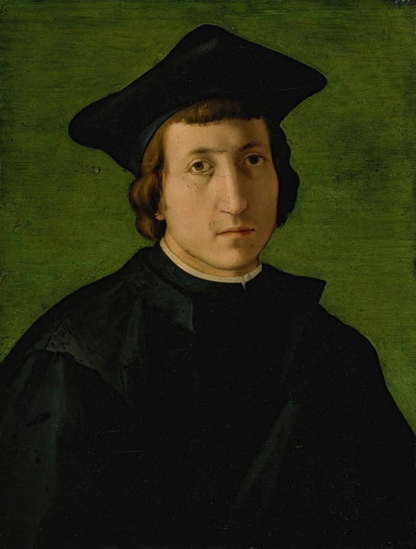 Pier Francesco Foschi - Portrait of a man in a black hat