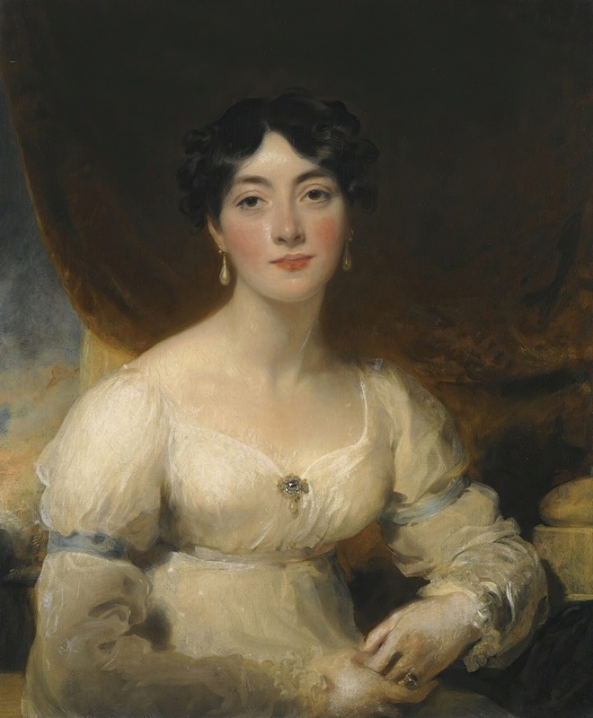 Sir Thomas Lawrence - Portrait Of Elizabeth, Mrs Horsley Palmer (D. 1839), Wife Of John Horsley Palmer Of Hurlingham, Fulham (1779-1858)