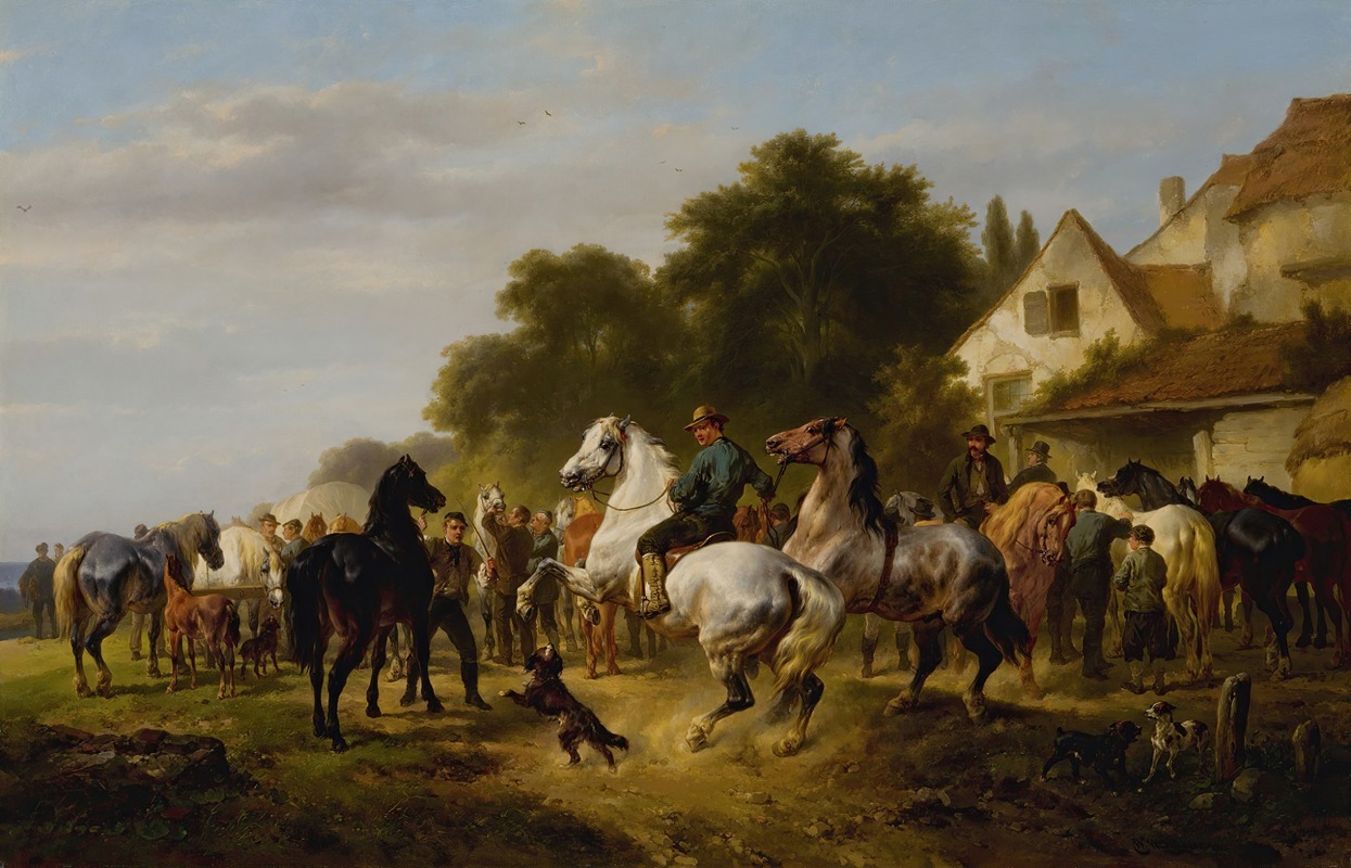 Wouterus Verschuur - The Horse Fair