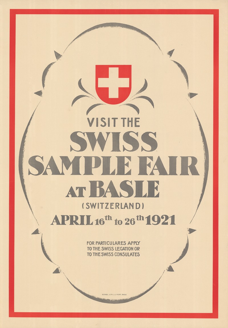 Ferdinand Erbe - Swiss Sample Fair at Basle