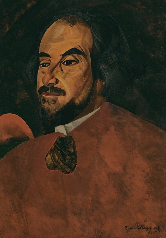 Boris Grigoriev - Portrait of An Actor Said To Be Nikolai Alexandrov