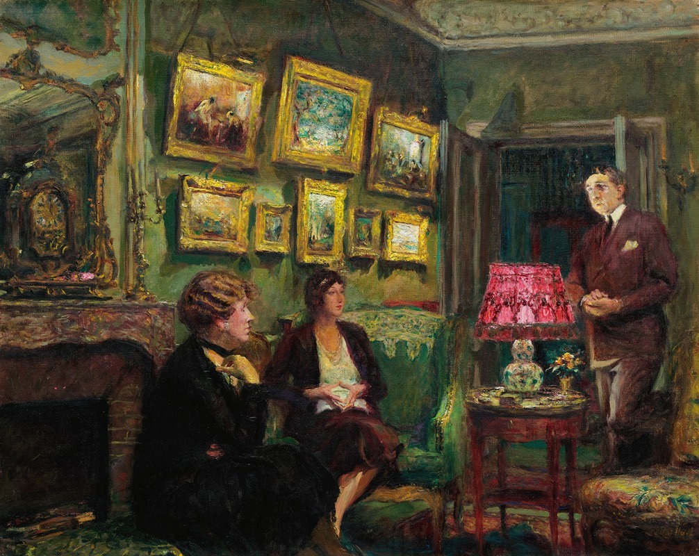 Édouard Vuillard - Mme Gillou Chez Elle (L’accord Parfait)