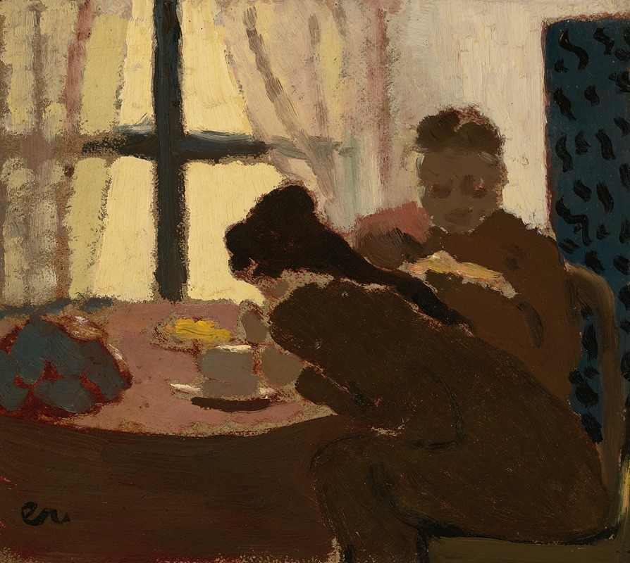 Édouard Vuillard - Petit Déjeuner Devant La Fenêtre