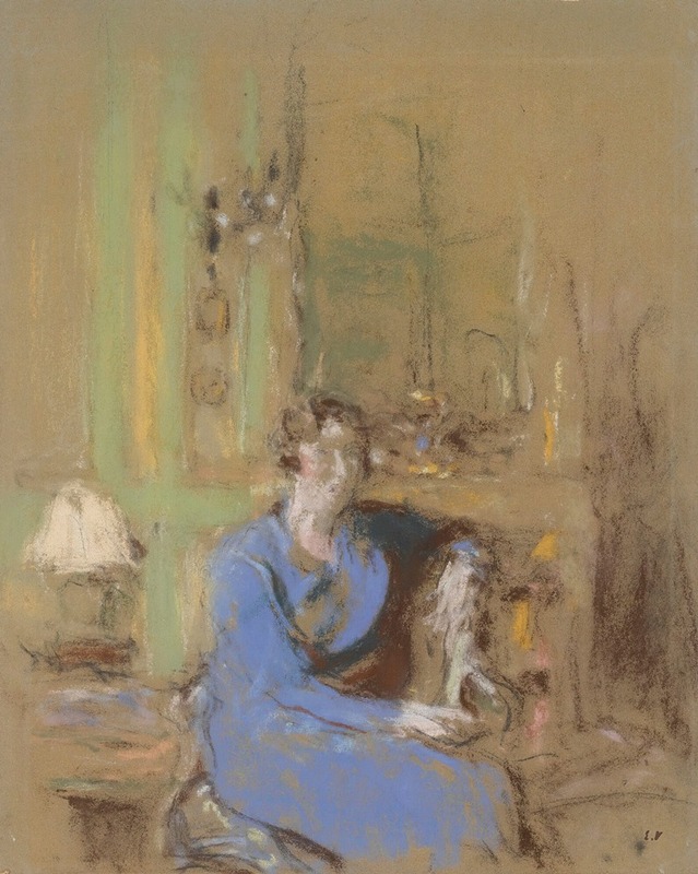 Édouard Vuillard - Madame Lucien Sauphar, Assise Dans Son Salon