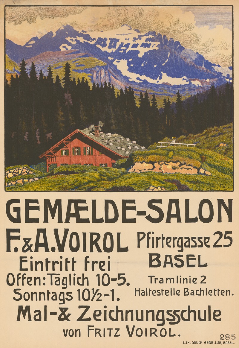 Fritz Voirol - Gemælde-Salon F. & A.Voirol, Basel