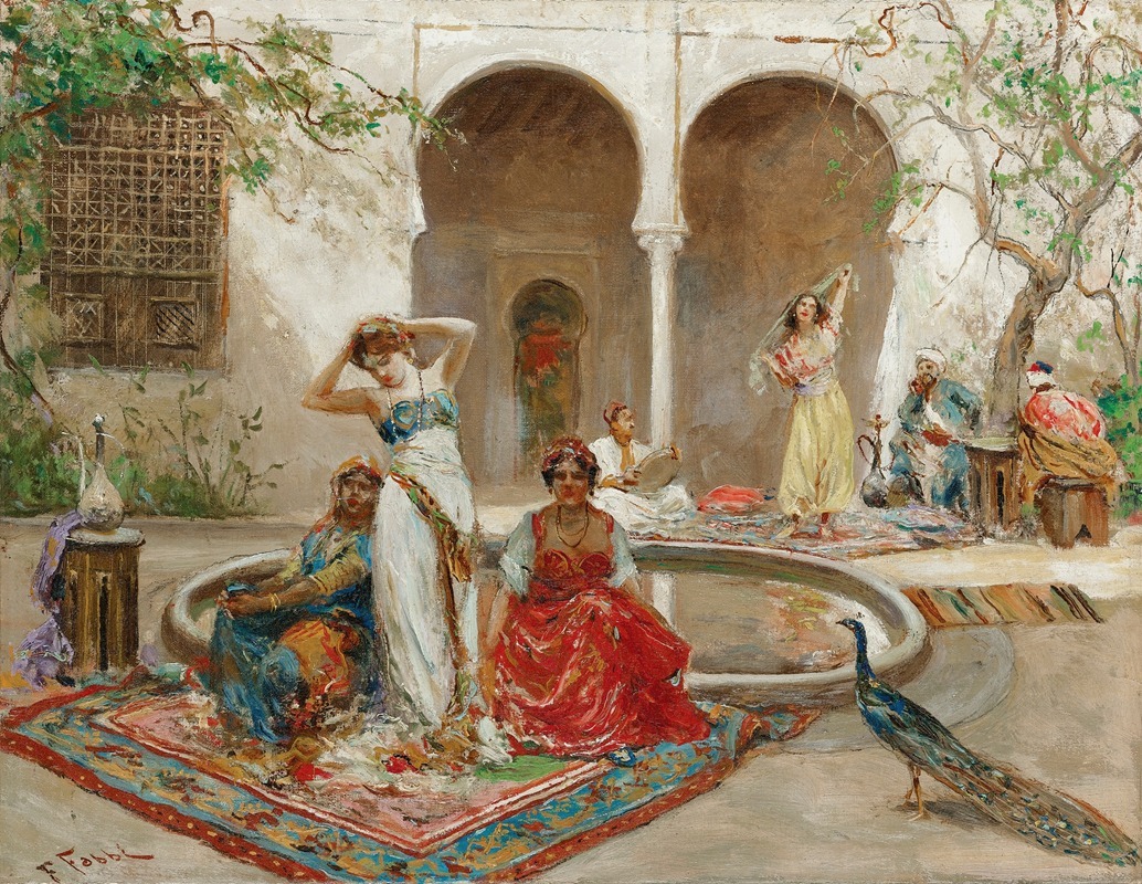 Fabio Fabbi - Dancing In The Harem Courtyard