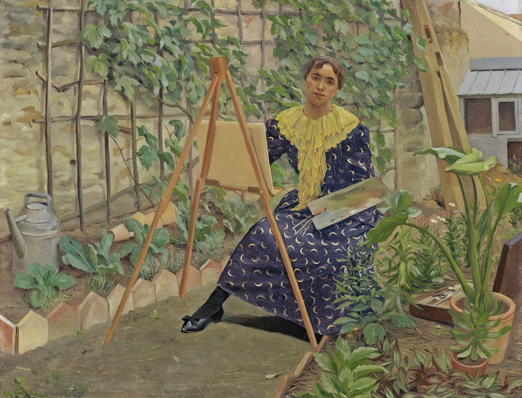 Félix Vallotton - Young Girl Painting