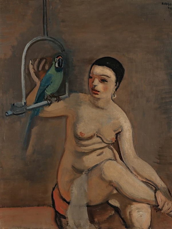 Georges Kars - Woman With Parrot