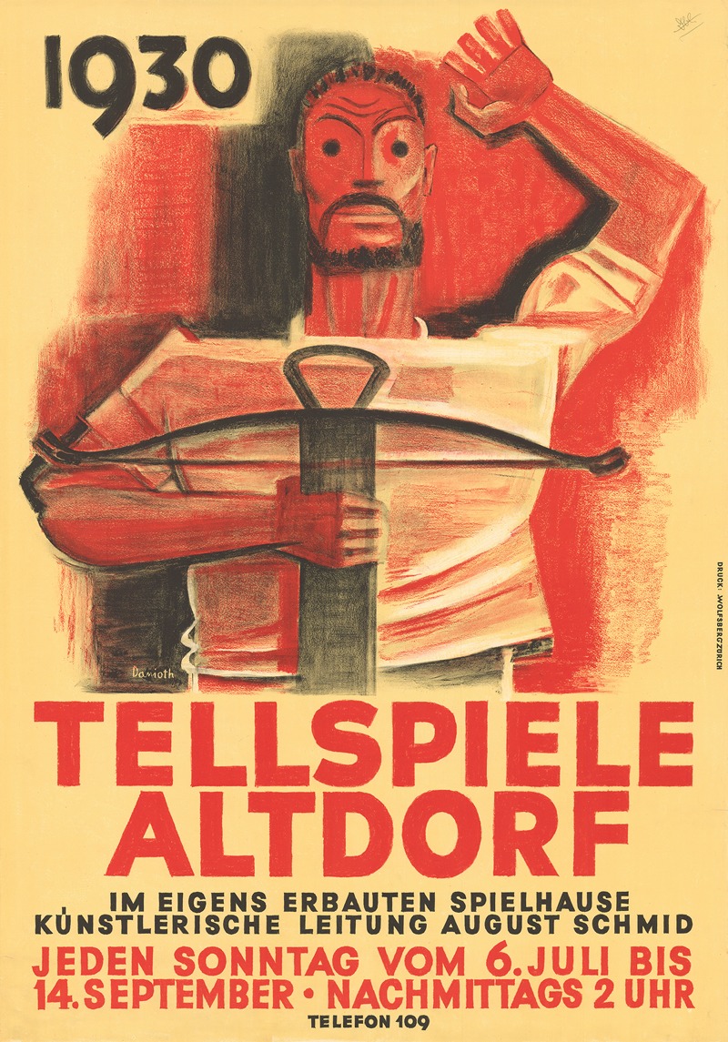 Heinrich Danioth - Tellspiele Altdorf