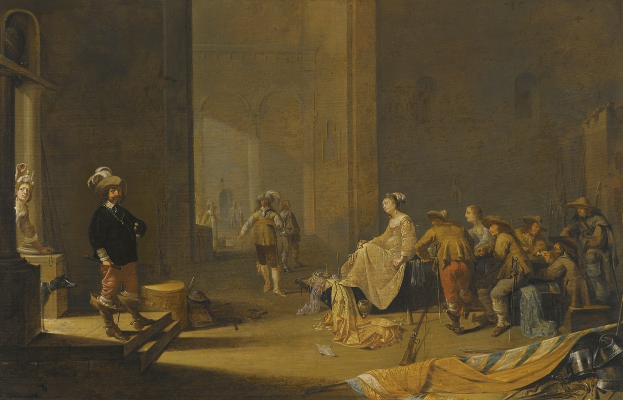 Jacob Duck - An Interior of a Guardroom