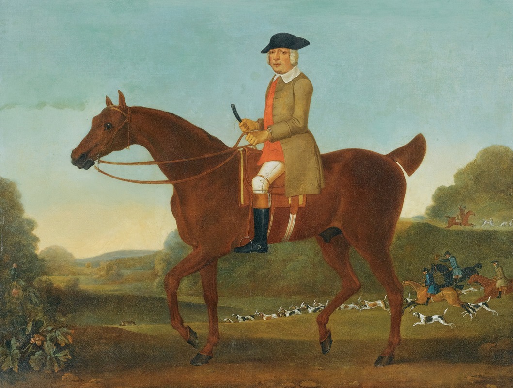 James Seymour - Portrait of a Gentleman, Traditionally Identified As Fulwar, 4th Earl of Craven, On His Hunter