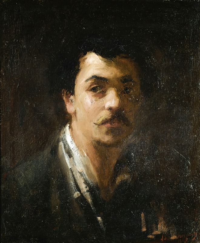 Jean-Baptiste Carpeaux - Portrait of The Sculptor Alexandre Falguière