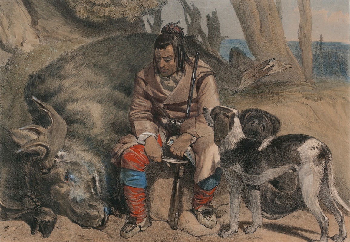 John Richard Coke Smyth - Moose Hunter