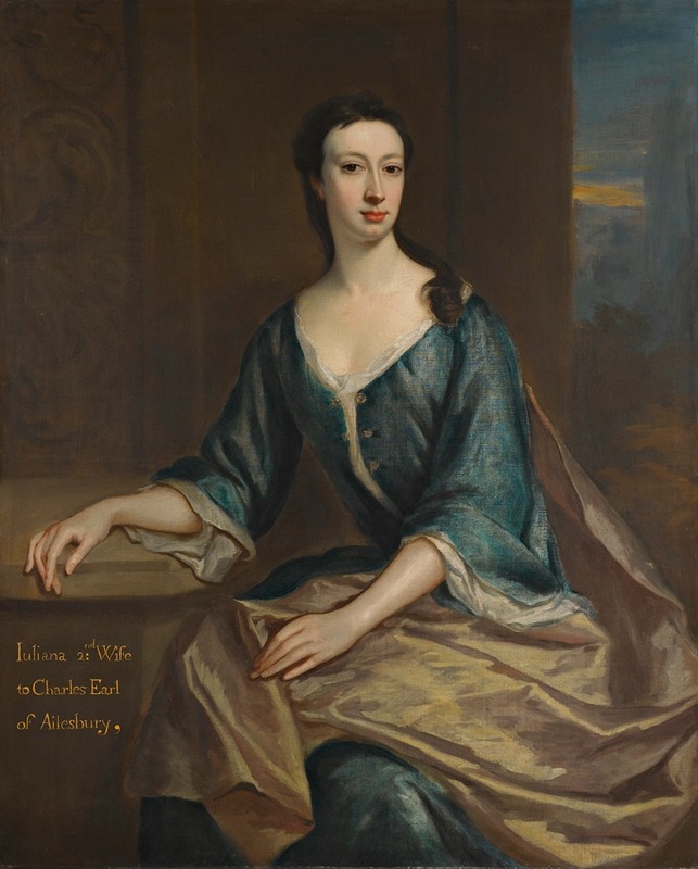 Jonathan Richardson the Elder - Portrait of Lady Juliana Boyle, Countess of Ailesbury (D. 1739)