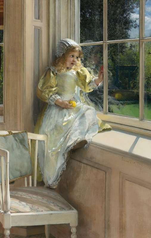 Laura Theresa Alma-Tadema - A Looking Out O’window, Sunshine