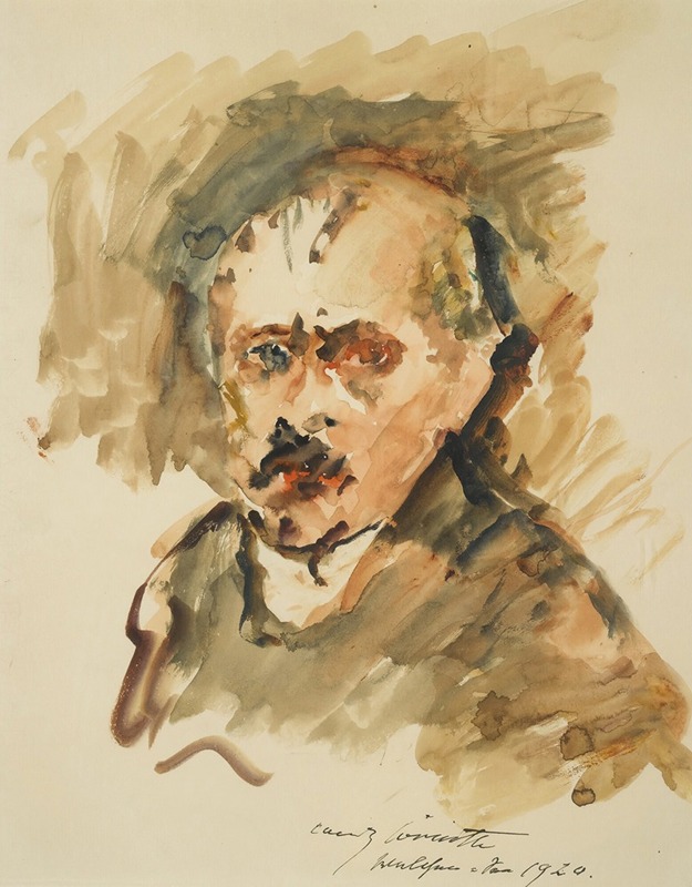 Lovis Corinth - Selbstbildnis Mit Schnurrbart (Self-Portrait With Moustache)