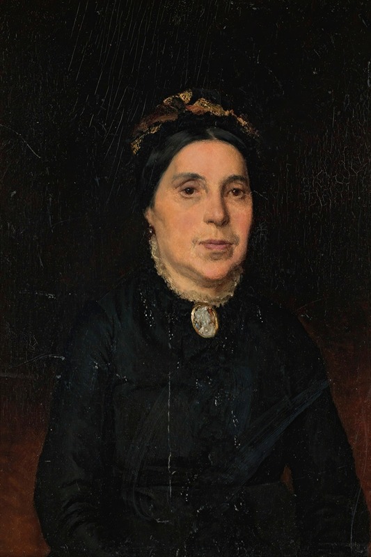 Ludwig Deutsch - Portrait of Ignaz Deutsch’s Wife