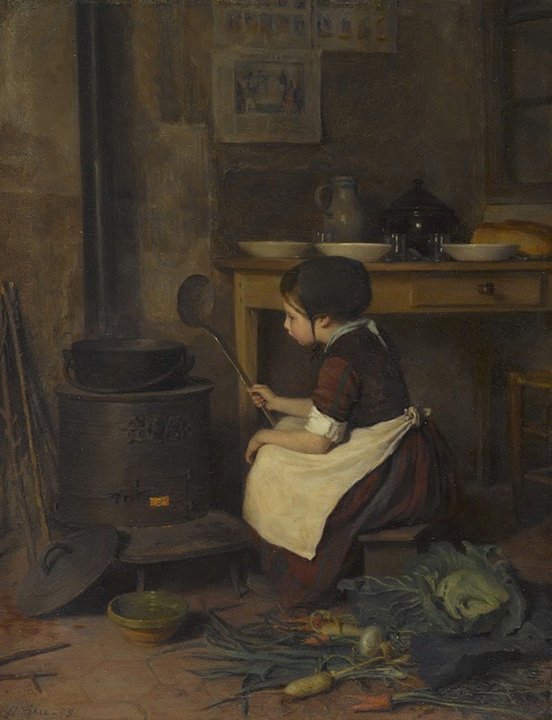 Pierre Edouard Frère - The Little Cook (La Petite Cuisinière)