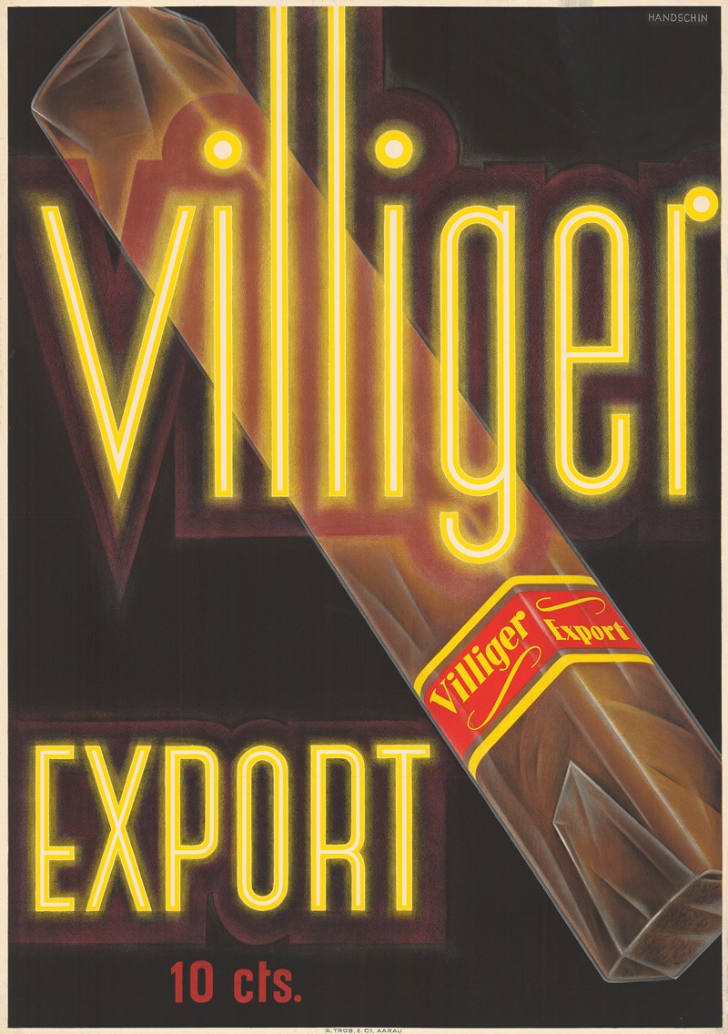 Johannes Handschin - Villiger Export – 10 cts.