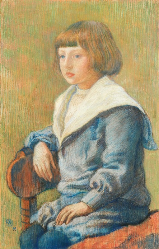 Theo van Rysselberghe - Portrait D’enfant