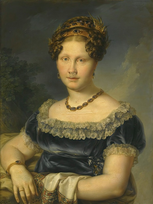 Vicente López Portaña - Portrait of Infanta Luisa Carlota De Borbón, Princess of The Two Sicilies (1804-1844)