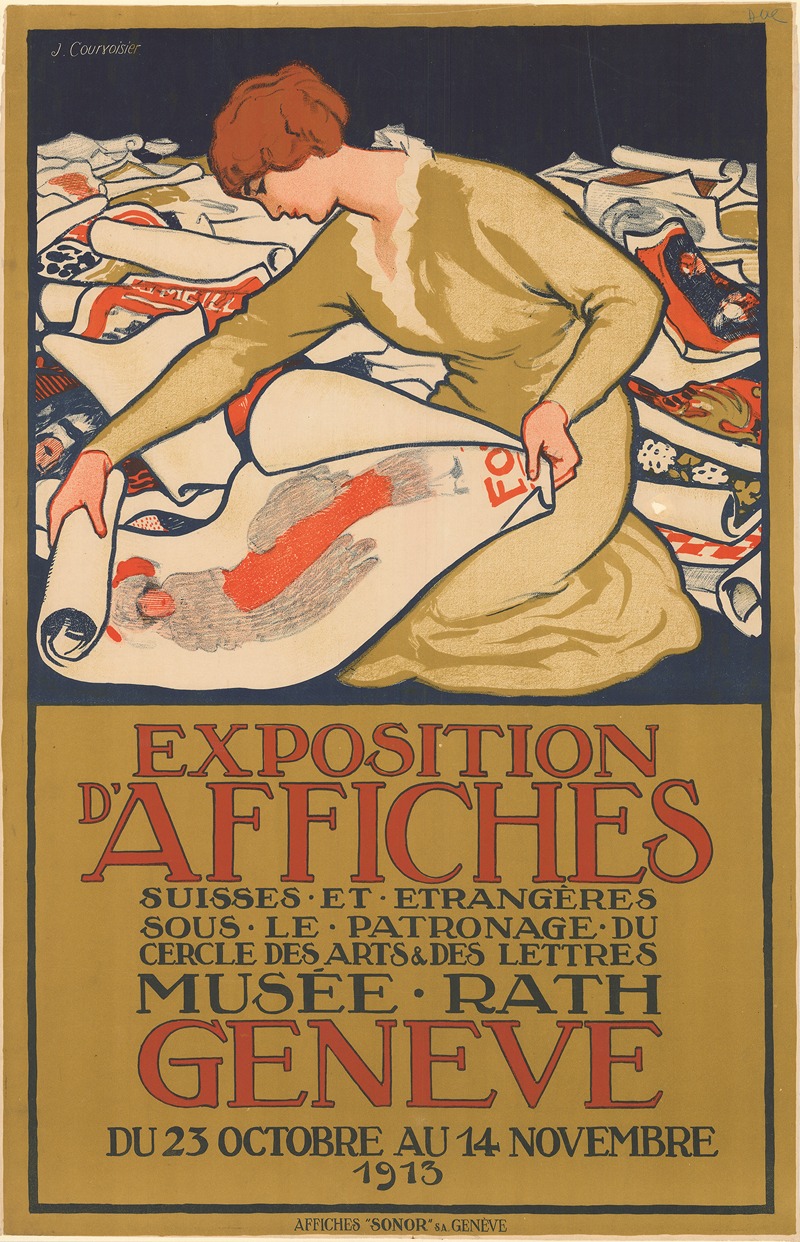 Jules Courvoisier - Exposition d’affiches – Musée Rath Genève