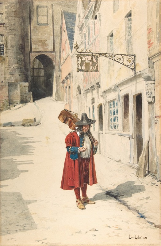 Alexandre-Louis Leloir - Wandering Minstrel; Old Nuremberg